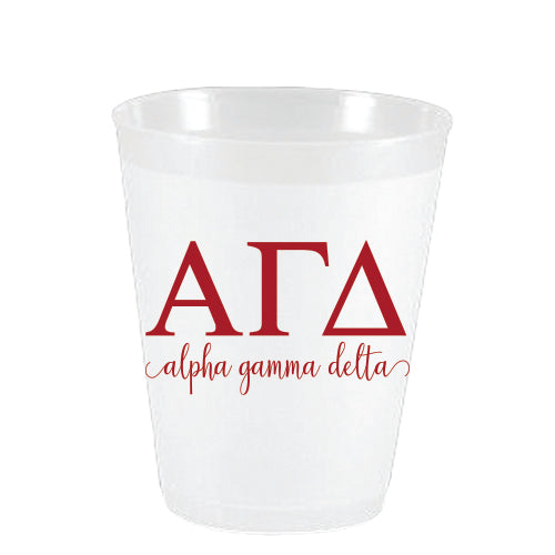 Alpha Gamma Delta - ΑΓΔ - Frost Flex Cups