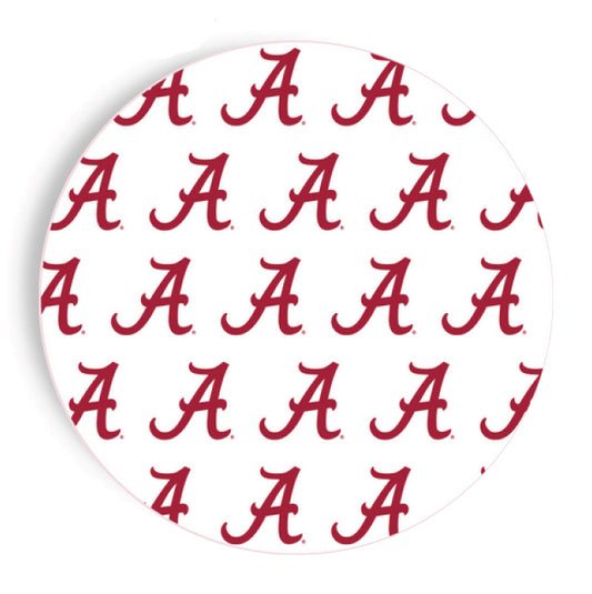 Alabama - Repeating Logo - Full Color 7 inch App/Dessert Plates