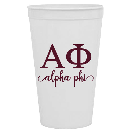 Alpha Phi - AΦ - Stadium Cups