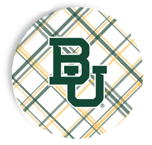 Baylor - Plaid Full Color 9 Inch Dinner Paper Plates