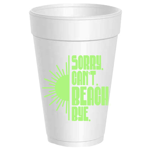 Can't. Sorry. Beach. Bye. - 25 pack