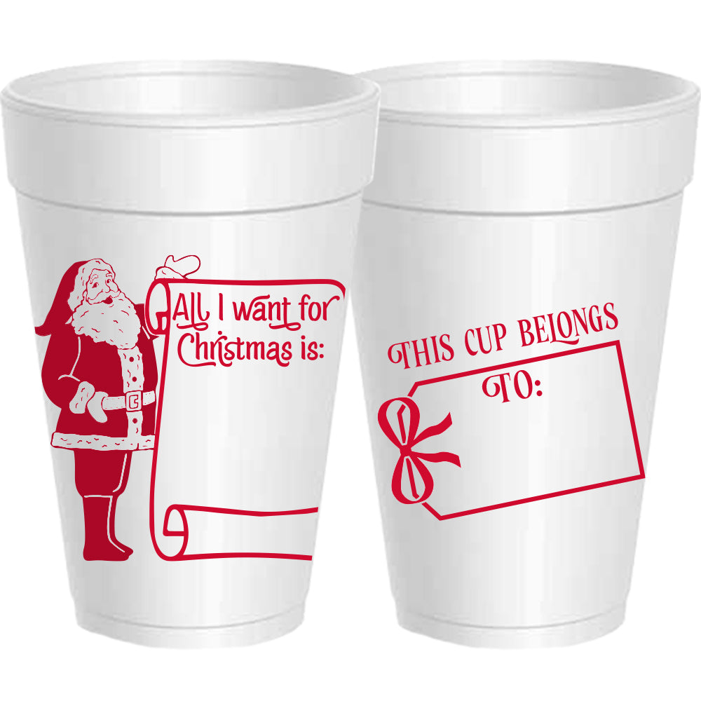 This Cup Santa List - 25 pack