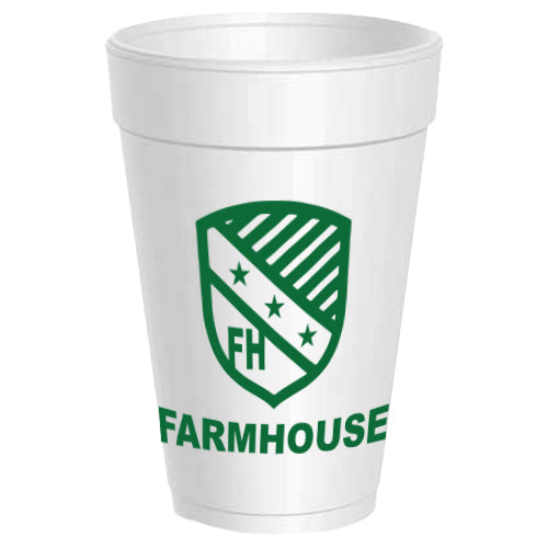 Farmhouse - Styrofoam Cups - 25 pack