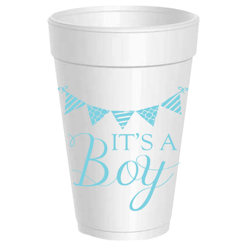 It's a Boy Pennant - 25 pack