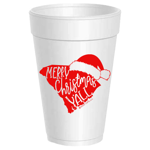Merry Christmas Y'all South Carolina - 25 pack