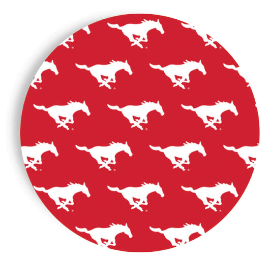 SMU - Repeating Logo - Full Color 7 inch App/Dessert Plates