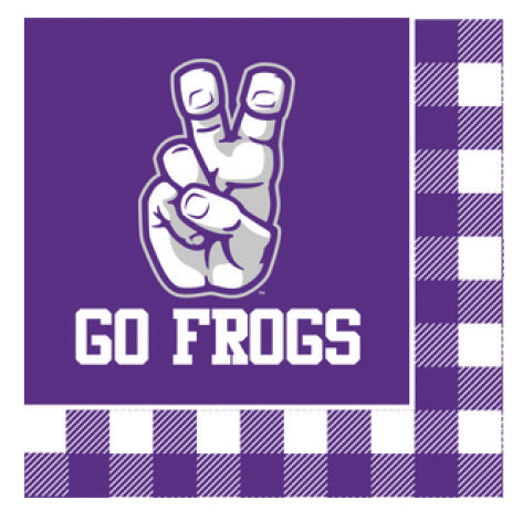 TCU Go Frogs Full Color Napkins