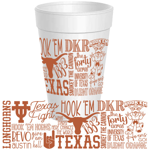 Texas - Traditions Font Wrap - 25 pack