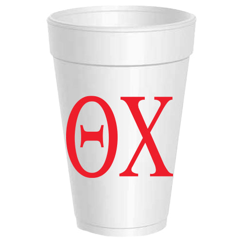 Theta Chi - ΘX - Styrofoam Cups