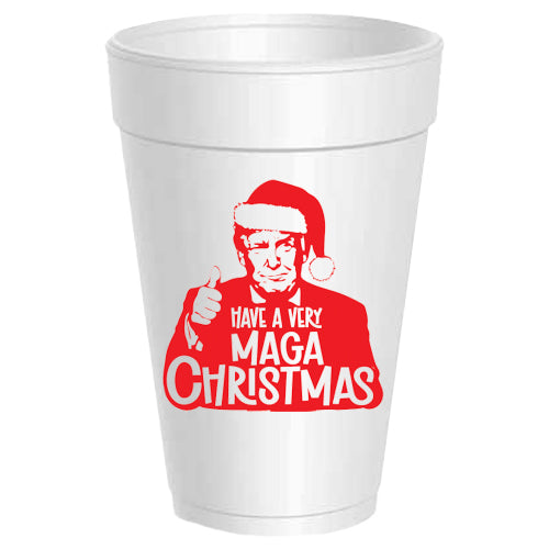 Trump MAGA Christmas - 25 Cups