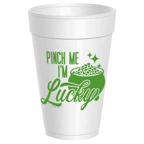 RETIRED Pinch Me I'm Lucky – Sassy Cups LLC