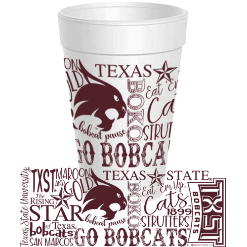 Texas State - Traditions Font Wrap
