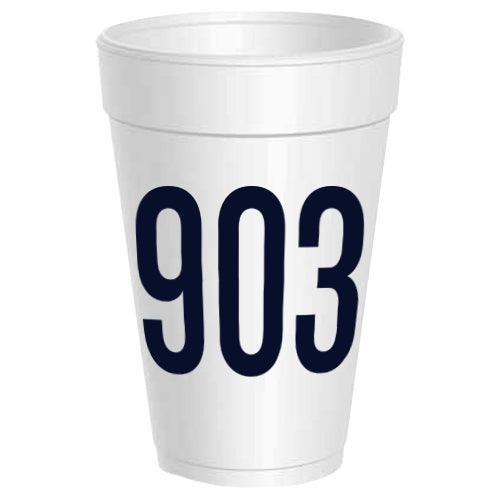903 Sarea Code Tyler Texas Area Code 903 - 25 pack – Sassy Cups LLC