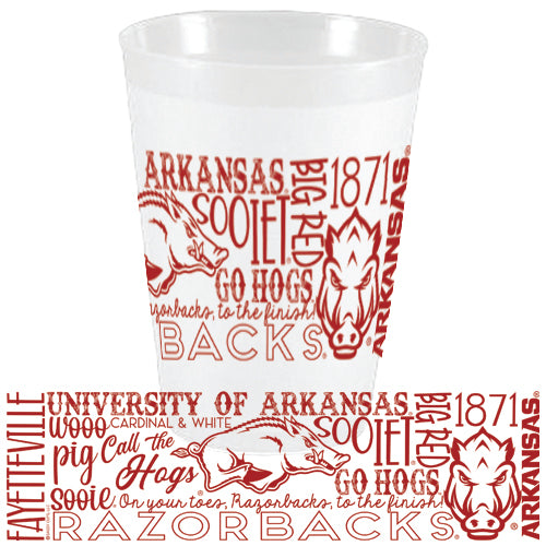 Arkansas Razorback Rope Font Arkansas Razorbacks – Sassy Cups LLC