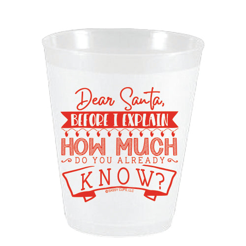 Dear Santa Before I Explain FF - Retired