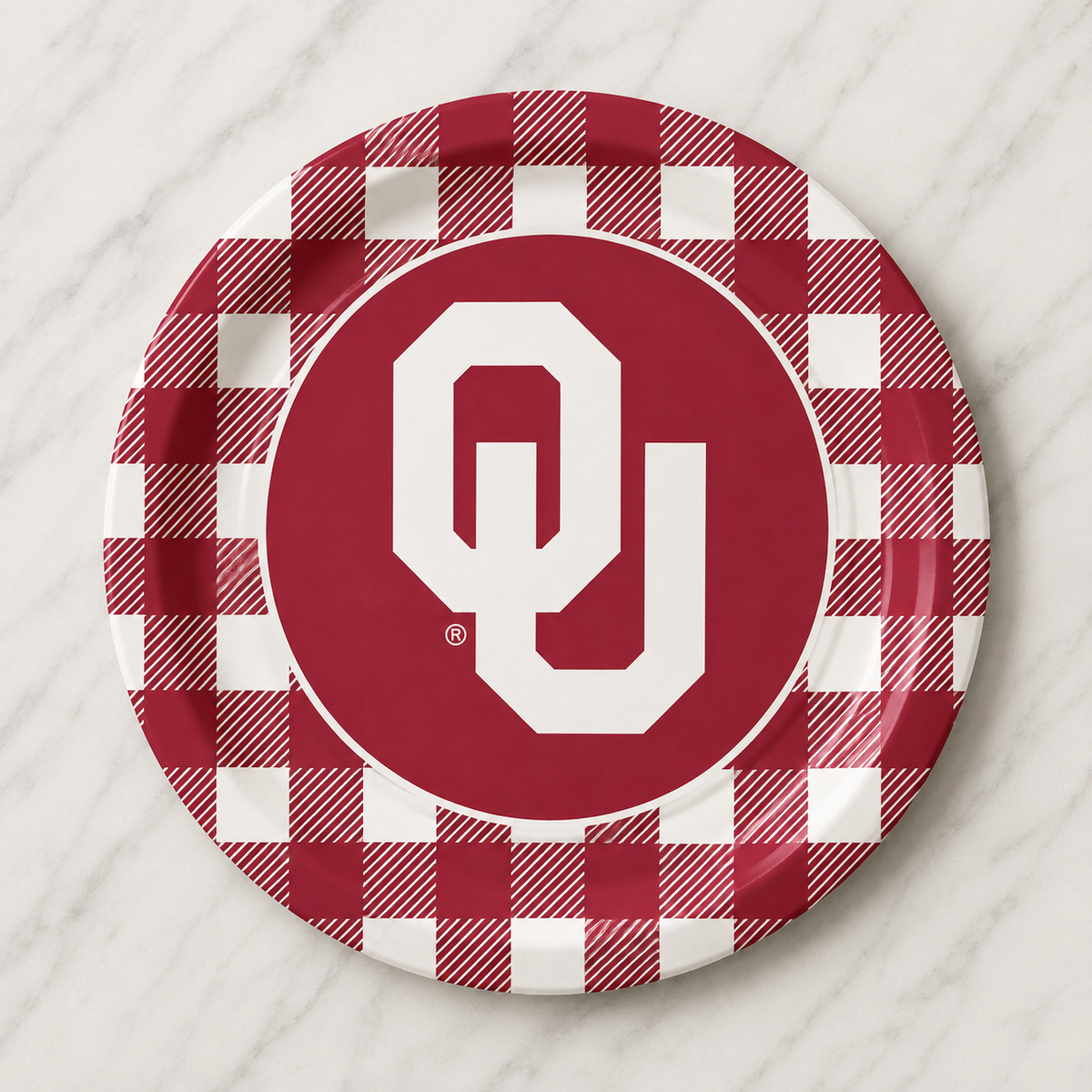 OU - 9 Inch Full Color Dinner Paper Plates