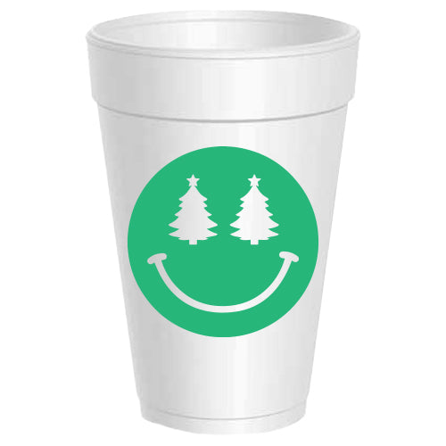 Christmas Smiley Face - 25 pack