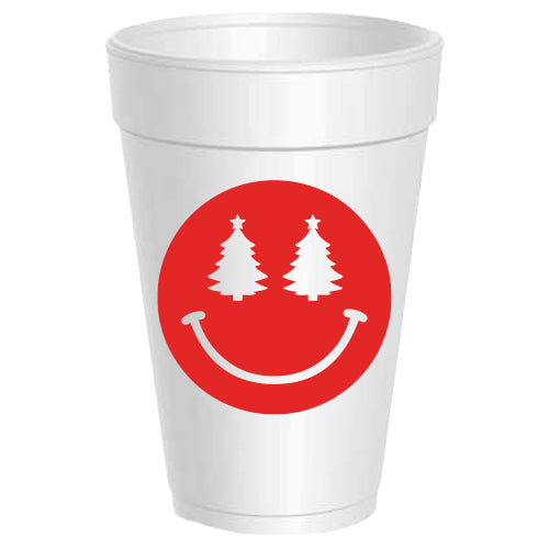 Christmas Smiley Face - 25 pack