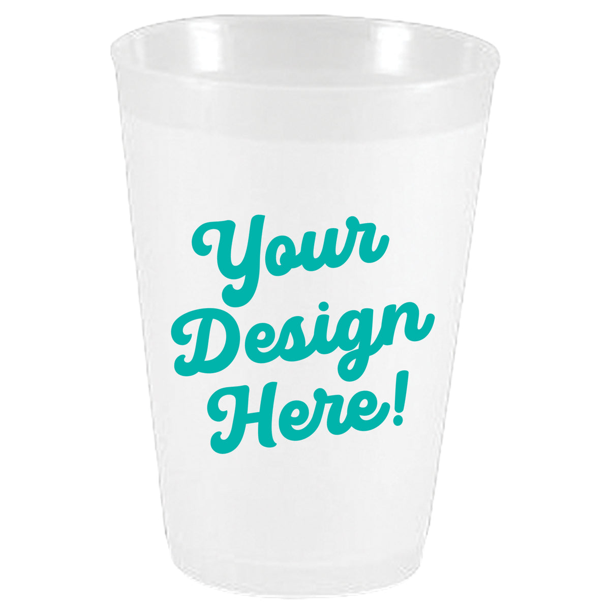 Custom Frost Flex Plastic Cups