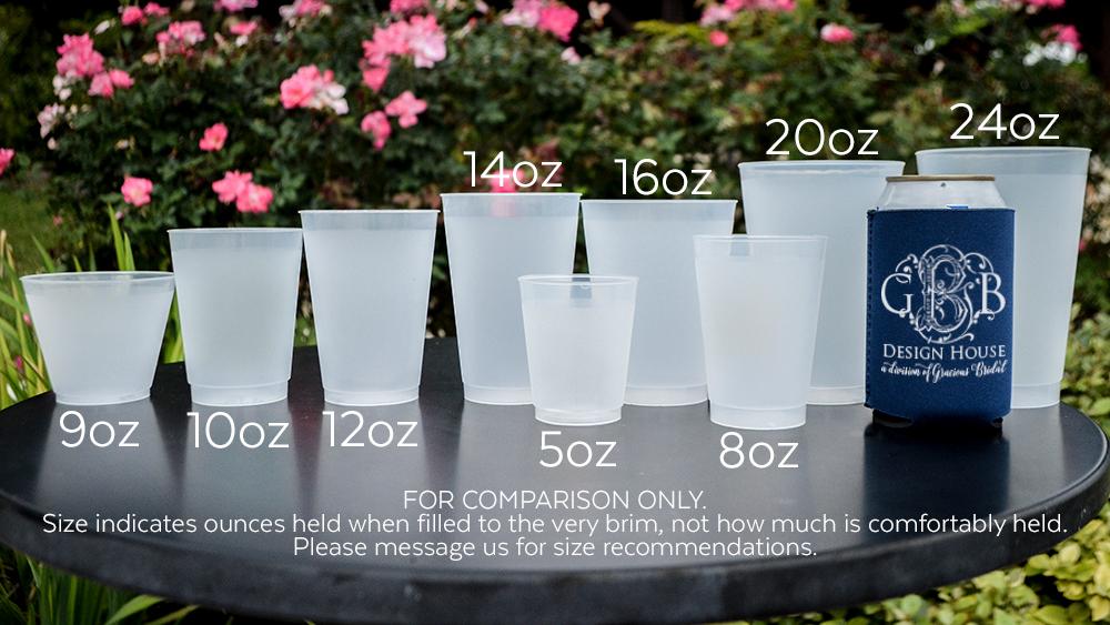 Custom Frost Flex Plastic Cups