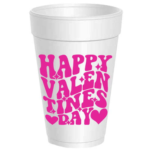 Happy Valentines Day Groovy - 25 pack
