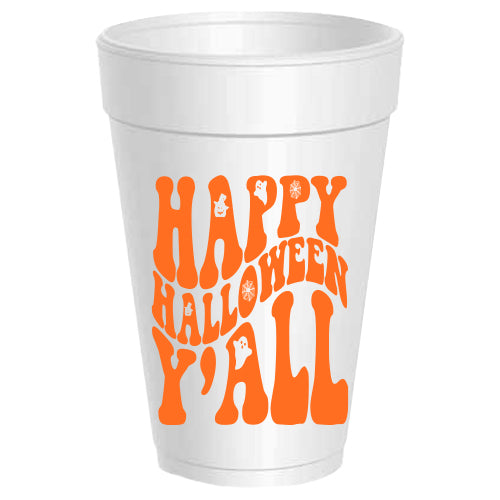 Happy Halloween Yall Groovy - 25 pack