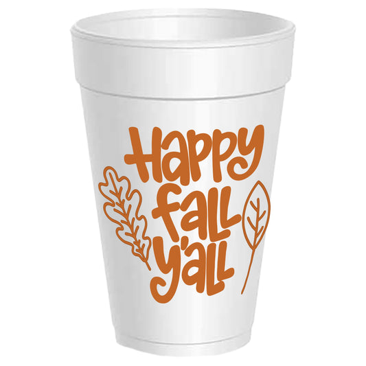 Happy Fall Y'all - 25 Cups