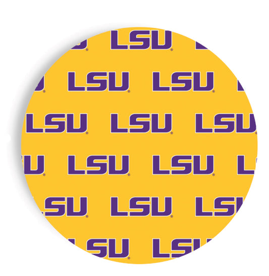 *PRE-SALE* LSU - Repeating Logo - Full Color 7 inch App/Dessert Plates