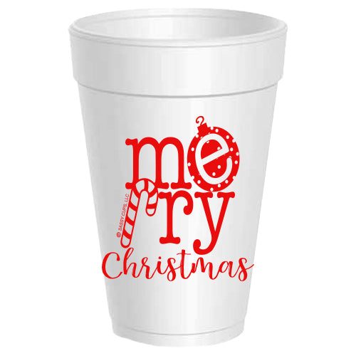 Merry Christmas Ornament Candy - 25 pack