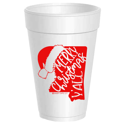 Merry Christmas Y'all Mississippi - 25 pack