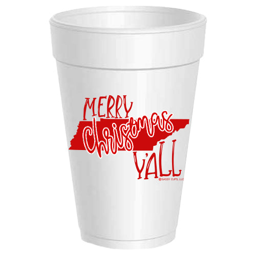 Merry Christmas Y'all Tennessee - 25 pack
