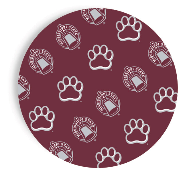 MSU - Mississippi State - 7 inch Dessert Plates