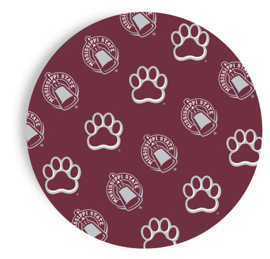 *PRE-SALE* MSU - Mississippi State  Repeating Logo - Full Color 7 inch App/Dessert Plates