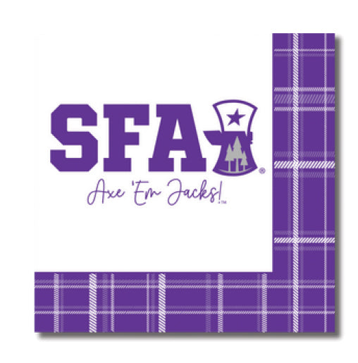 *PRE-SALE* Stephen F. Austin Plaid Full Color Napkins
