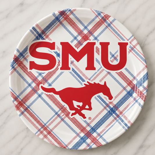 SMU - 9 Inch Full Color Dinner Paper Plates