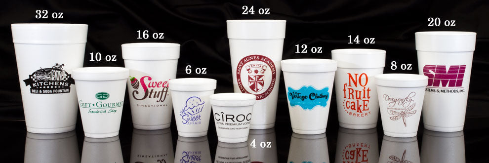Custom Styrofoam Cups