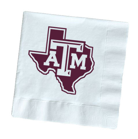 Texas A&M - Block T Logo - Napkins