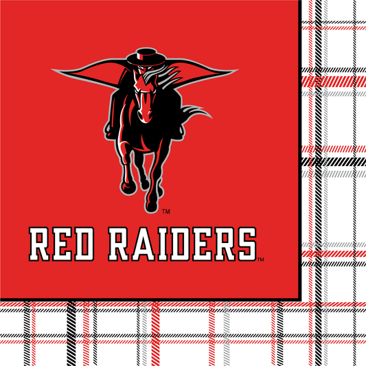 *PRE-SALE* Texas Tech - Red Raider Plaid Full Color Napkins