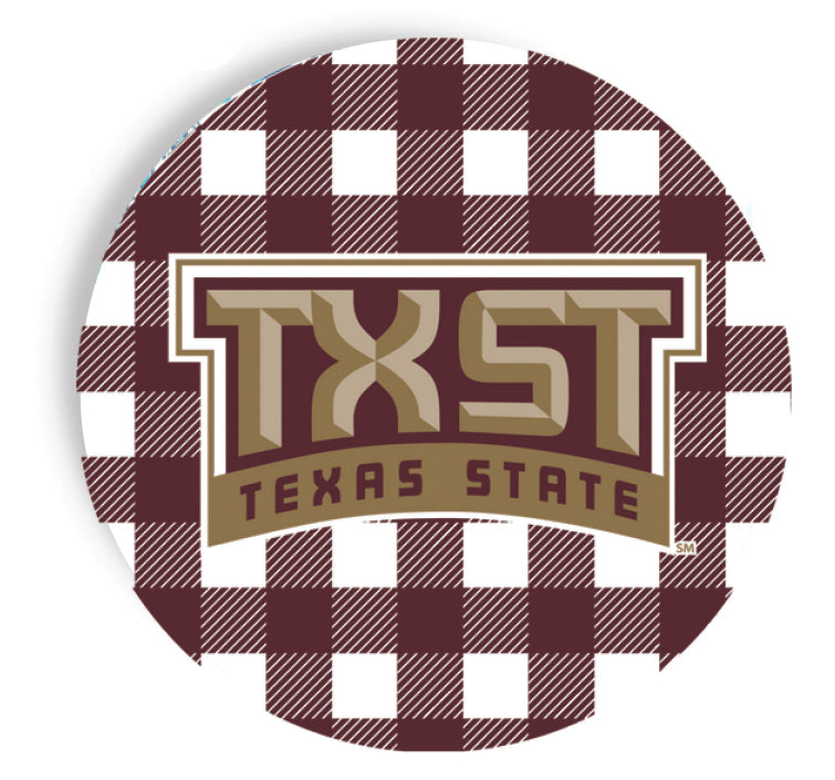 Texas State University Full Color - 9 Inch Dinner Plates