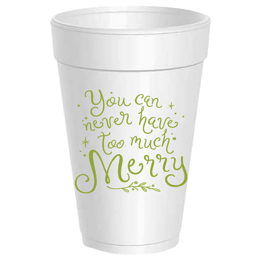 Never Have Too Much Merry - Christmas - 25 Pack