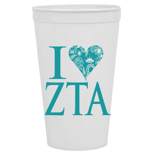 Zeta Tau Alpha -  ZTA - Stadium Cups
