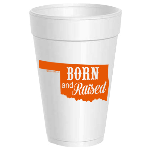 Oklahoma Silhouette Born and Raised - 25 pack