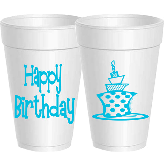 Happy Birthday Funky Cake - 25 pack