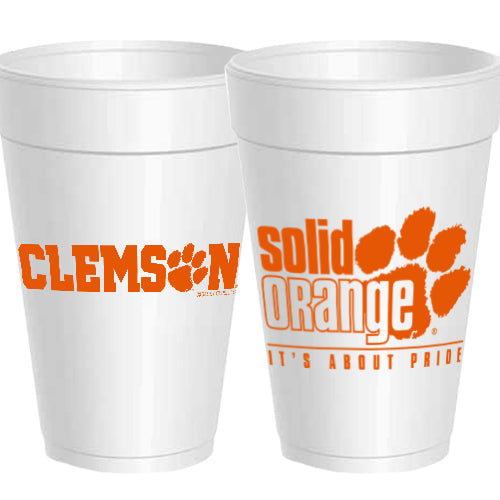 Clemson - Solid Orange - 25 pack