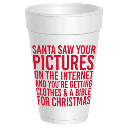 Santa Saw Pictures - 25 pack
