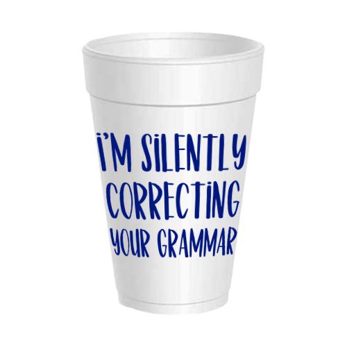 I'm Silently Correcting Your Grammar