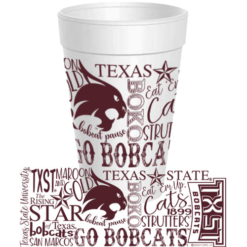 Texas State - Traditions Font Wrap - 25 pack